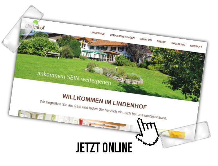 Gästehaus Lindenhof - Homepage Screenshot